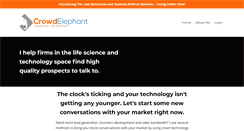 Desktop Screenshot of crowdelephant.com